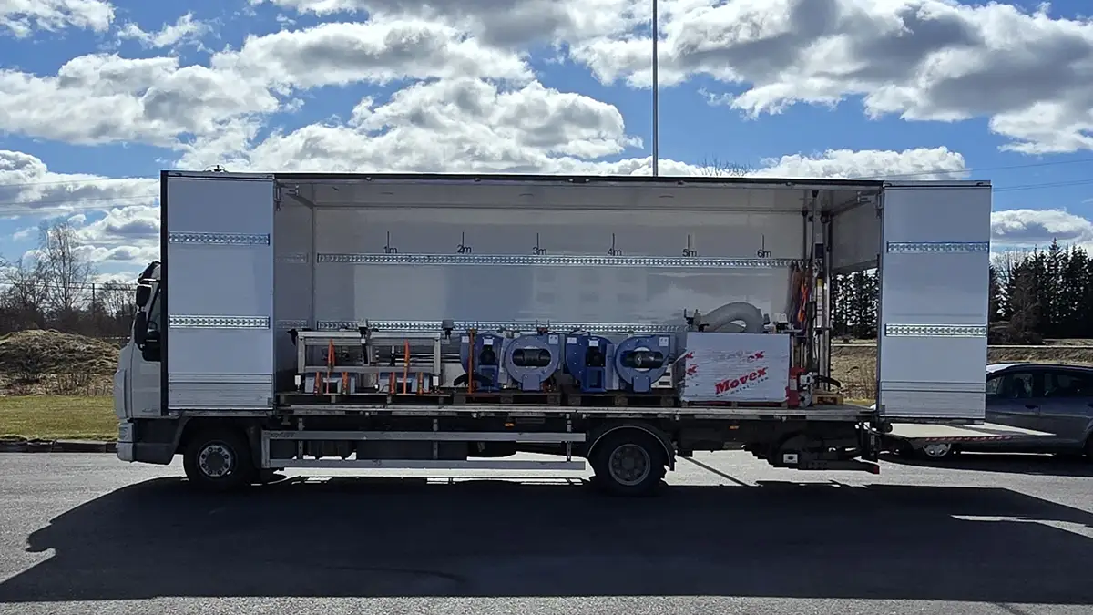 Conveyor ready for delivery